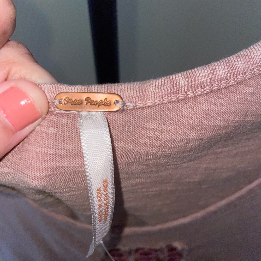 Free People Mauve Top - Picture 5 of 6